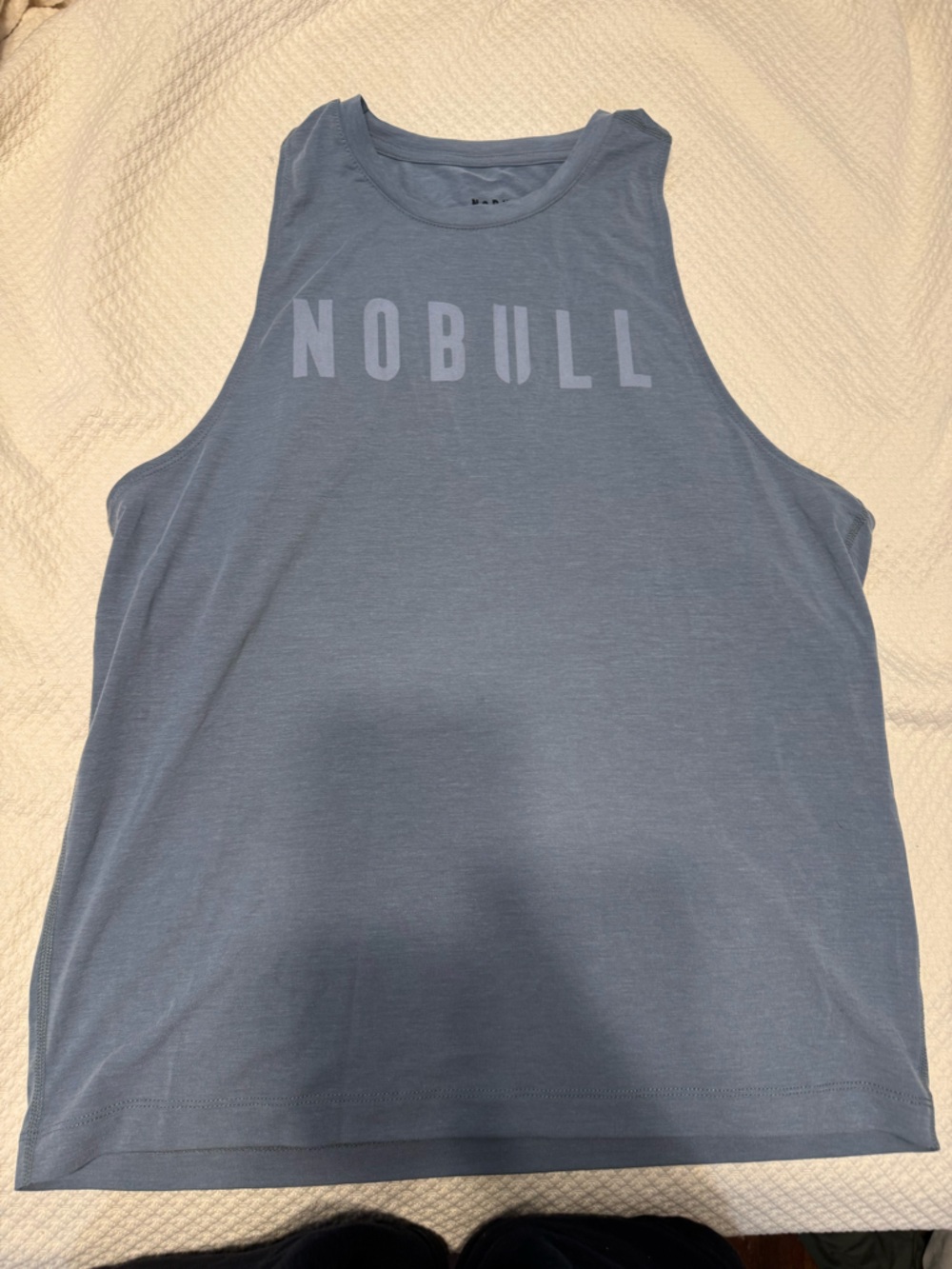 NOBULL slate blue Crew Neck Tank